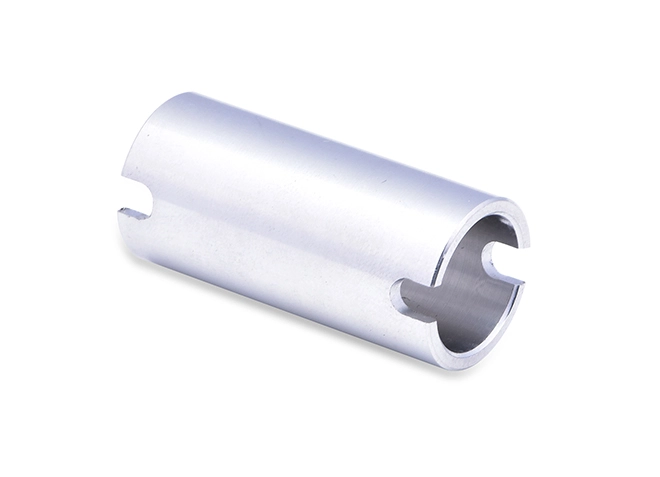 Manguito ranurado de doble cabeza de aluminio