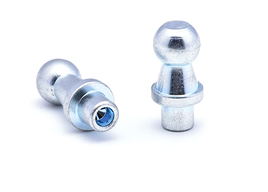 Tornillo de cabeza esférica moldeado en frío de cinc azul y blanco