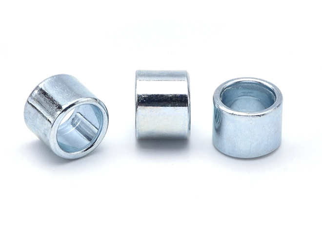 Manguito de eje de zinc azul y blanco