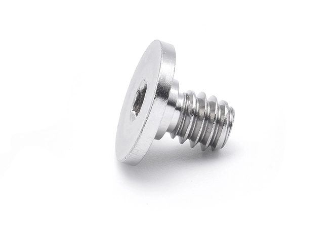 Tornillo escalonado de cabeza de flor de ciruelo