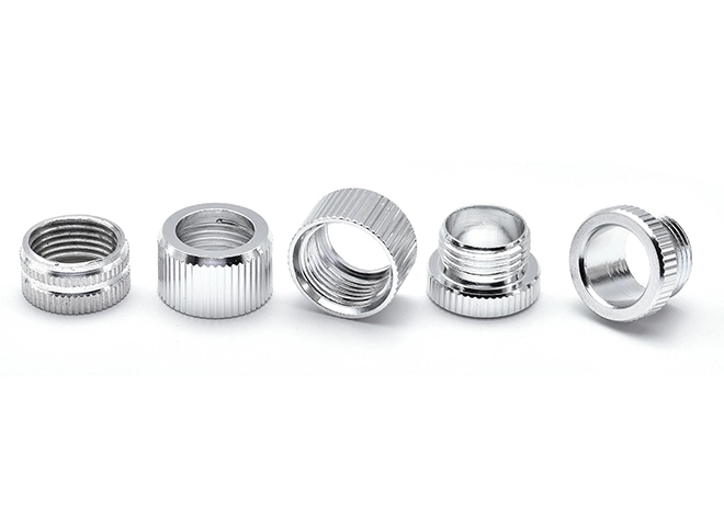 Pieza de aluminio para torno automático