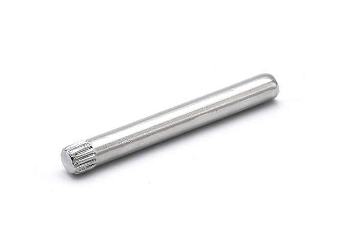 Pasador estriado recto