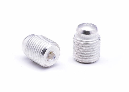 Tornillo de máquina no estándar plateado