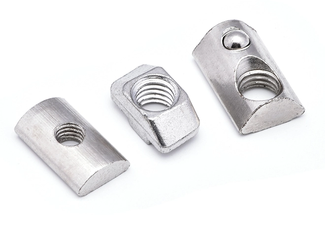 Tuerca de aluminio para equipo automatizado
