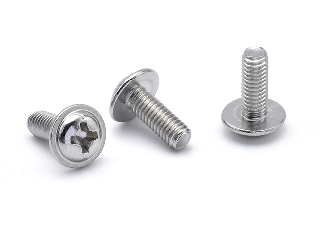 Tornillo de cabeza cruciforme 304 con arandela