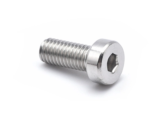 Tornillo de cabeza cilíndrica baja, acero inoxidable 304