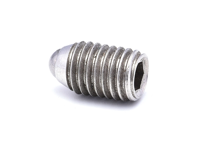 Tornillo de máquina de acero inoxidable 304 con hexágono interior y extremo esférico