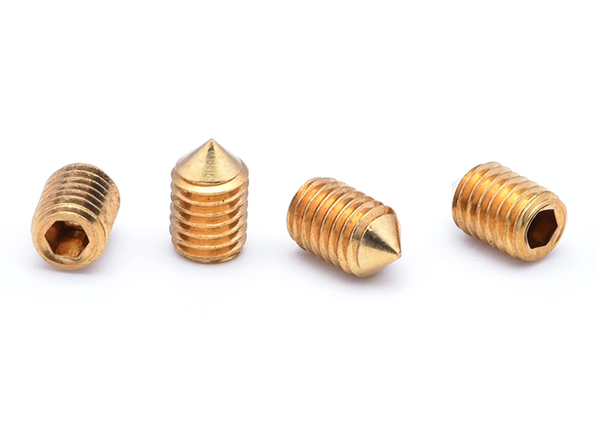 Tornillo de máquina de cobre