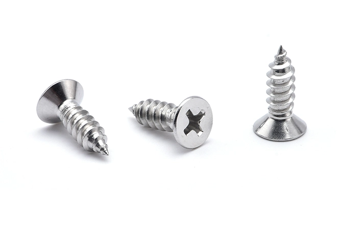 Tornillo autorroscante de cabeza avellanada Phillips 304