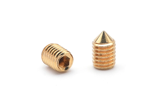 Tornillo de máquina de latón