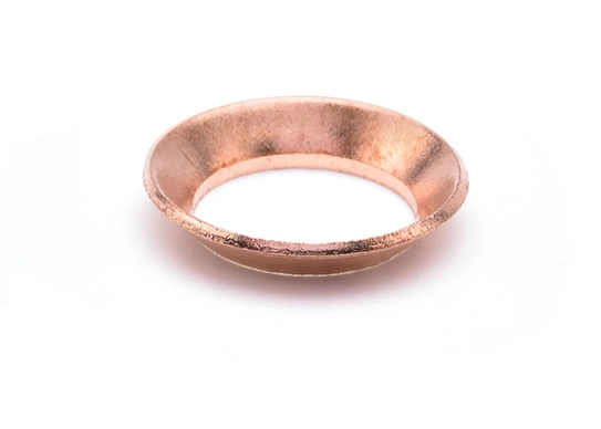 Componente de cobre en forma de U de precisión