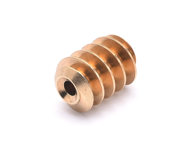 Componente de cobre espiral de orificio pasante