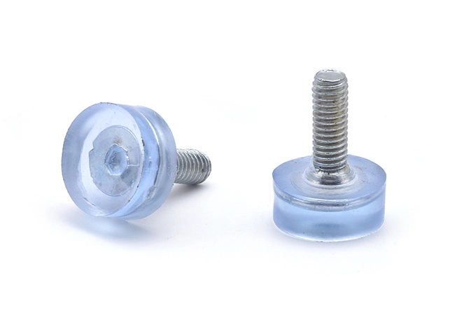 Tornillo de almohadilla para pie de mueble moldeado por inyección